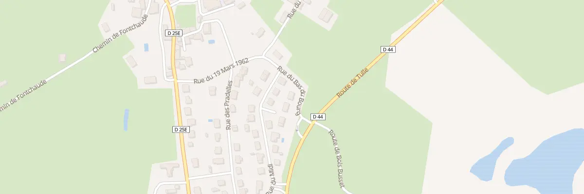Plan du 2 Rue Bas du Bourg à Sainte-Féréole