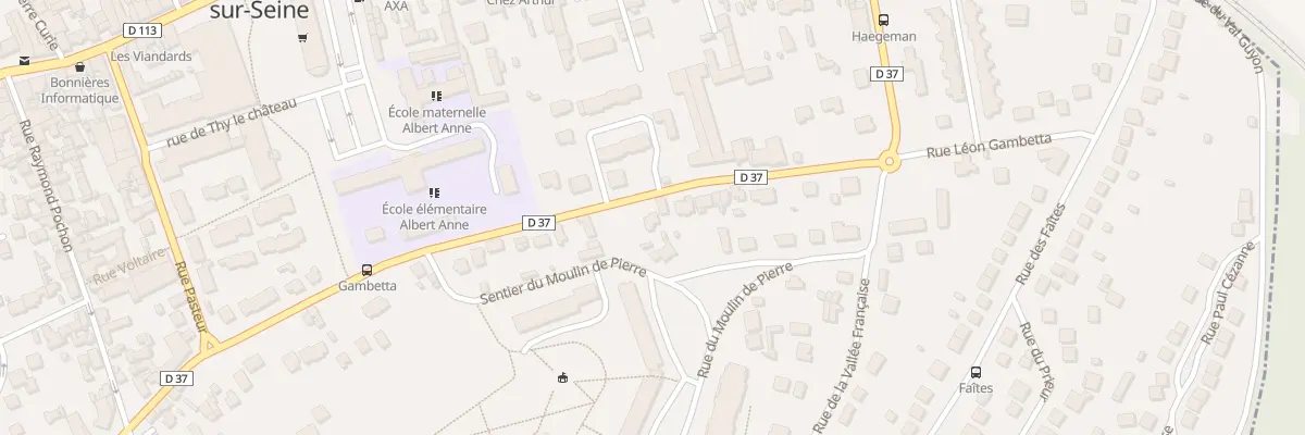 Plan du 48 Rue Gambetta à Bonnières-sur-Seine
