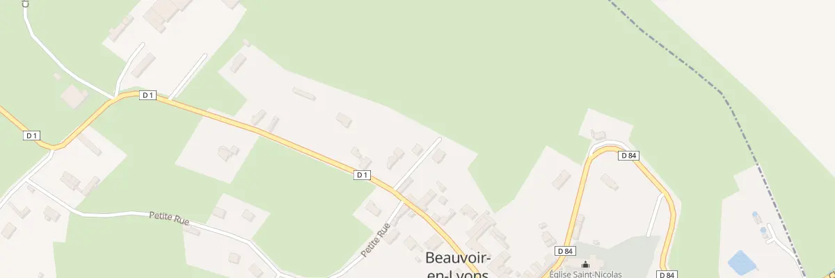 Plan du 5006A Le Bourg à Beauvoir-en-Lyons