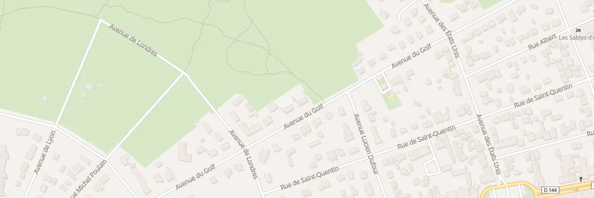 Plan du 716 Av du Golf à Cucq