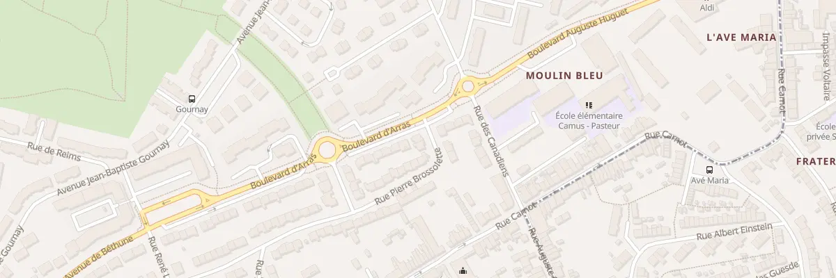Plan du 67 Rue Pierre Brossolette au Portel