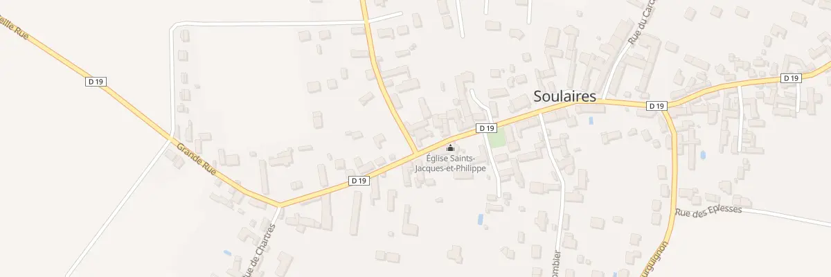 Plan du 2 Rue Saint-jacques à Soulaires