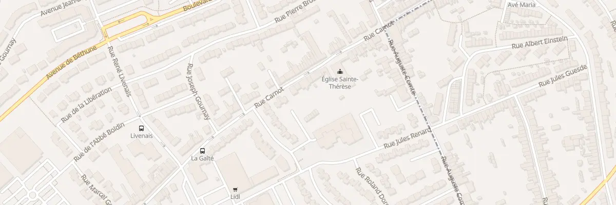 Plan du 244 Rue Carnot au Portel