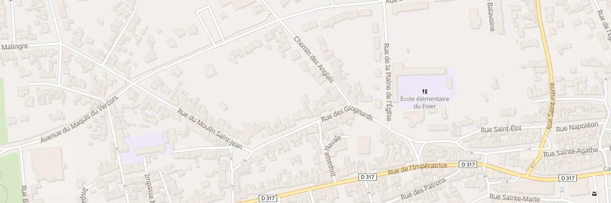 Plan du 47 Rue des Grognards à Berck