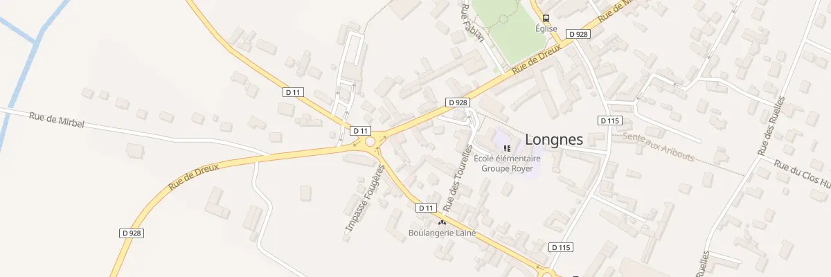 Plan du 14 Rue de Dreux à Longnes