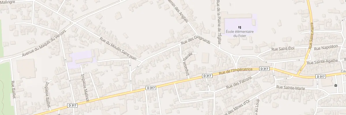 Plan du 40 Rue des Grognards à Berck