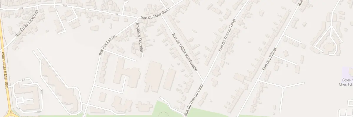 Plan du 18 Rue de l’Abbe Vandewalle à Berck