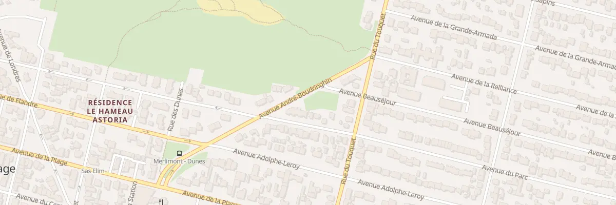 Plan du 282 Av André Boudringhin à Merlimont