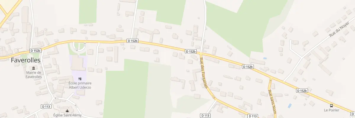 Plan du 28B Rte de Rambouillet à Faverolles
