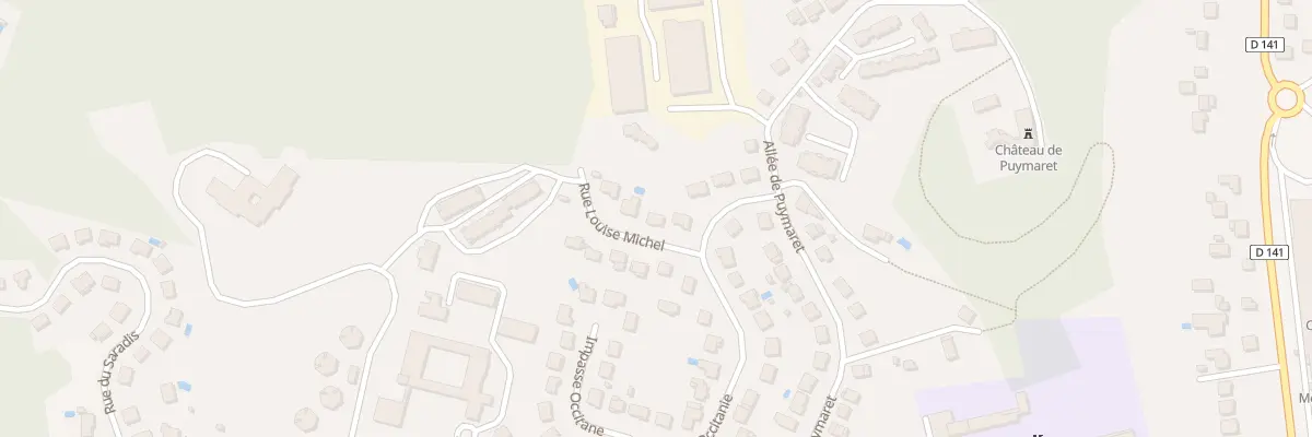 Plan du 4 Rue Louise Michel à Malemort