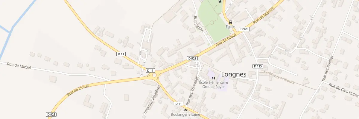 Plan du 5 Rue de Dreux à Longnes