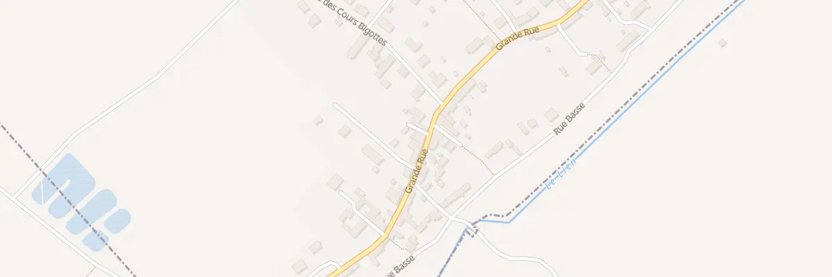 Plan du 46 Grande Rue à Lestiou