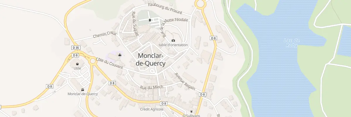 Plan du 7 Rue Cote du Pigeonnier à Monclar-de-Quercy
