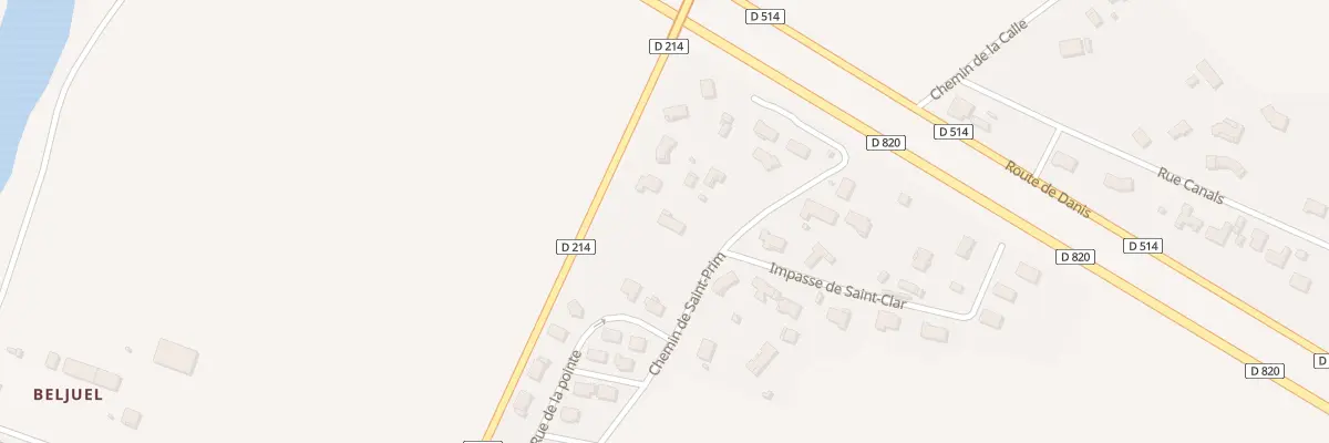 Plan du 4622 Saint Prim à Saverdun