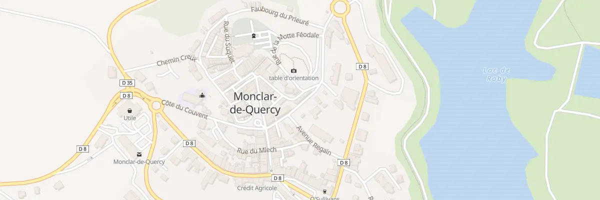 Plan du 9 Rue Cote du Pigeonnier à Monclar-de-Quercy