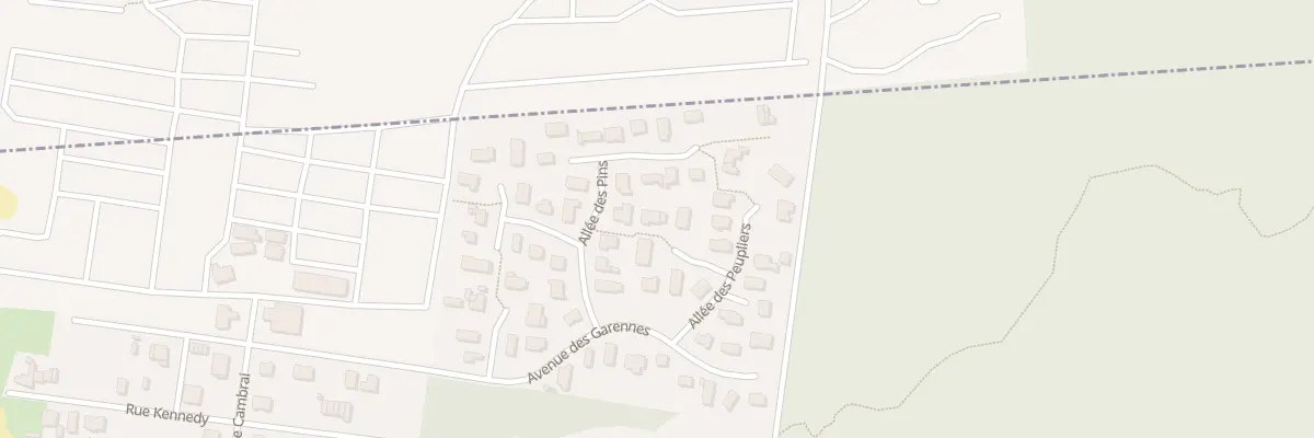 Plan du 49 All des Bouleaux à Camiers
