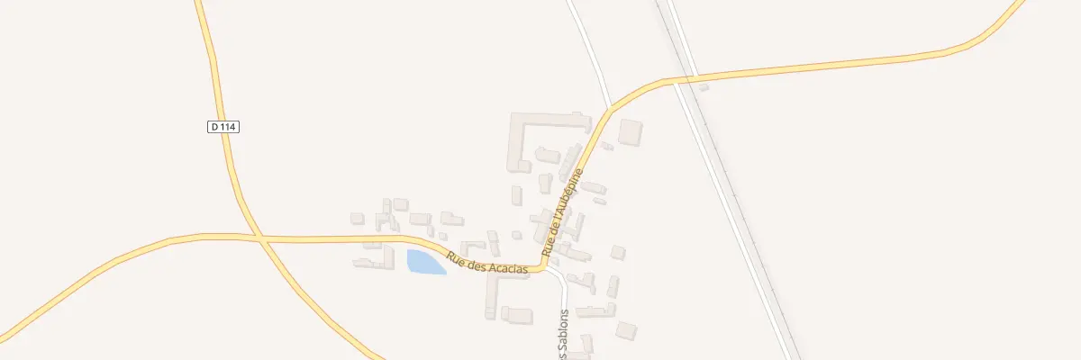 Plan du 5 Rue de l’Aubepine à Theuville