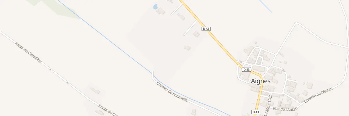Plan du 5003F Le Vigne à Aignes