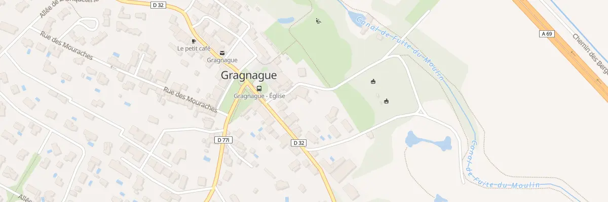 Plan du 6 Che de la Fontaine à Gragnague