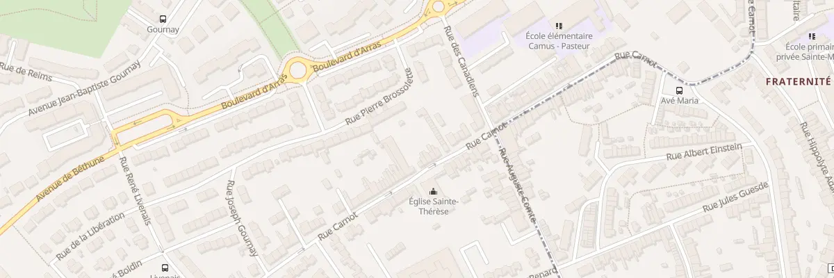 Plan du 309 Rue Carnot au Portel