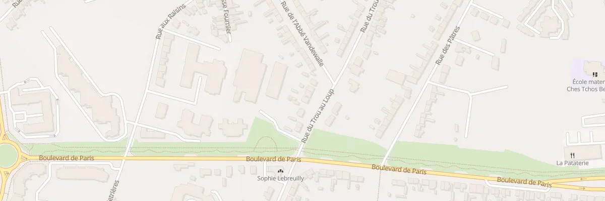 Plan du 60 Rue du Trou au Loup à Berck