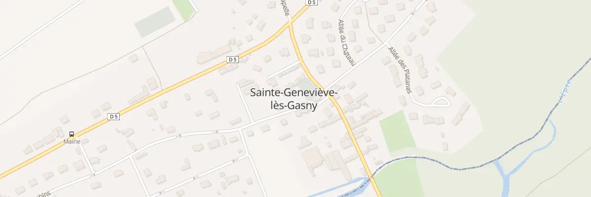 Plan du 2 Rue des Jacobins à Sainte-Geneviève-lès-Gasny