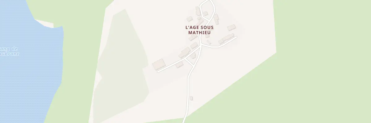Plan du 8 L’Age sous Mathieu à Lizières