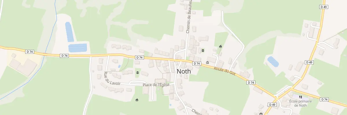 Plan du 1 Pass du Merisier à Noth