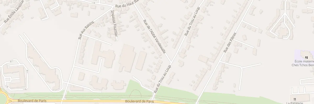 Plan du 26 Rue de l’Abbe Vandewalle à Berck