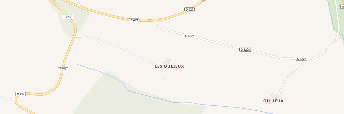 Plan du 94 Oulieux à Aignes