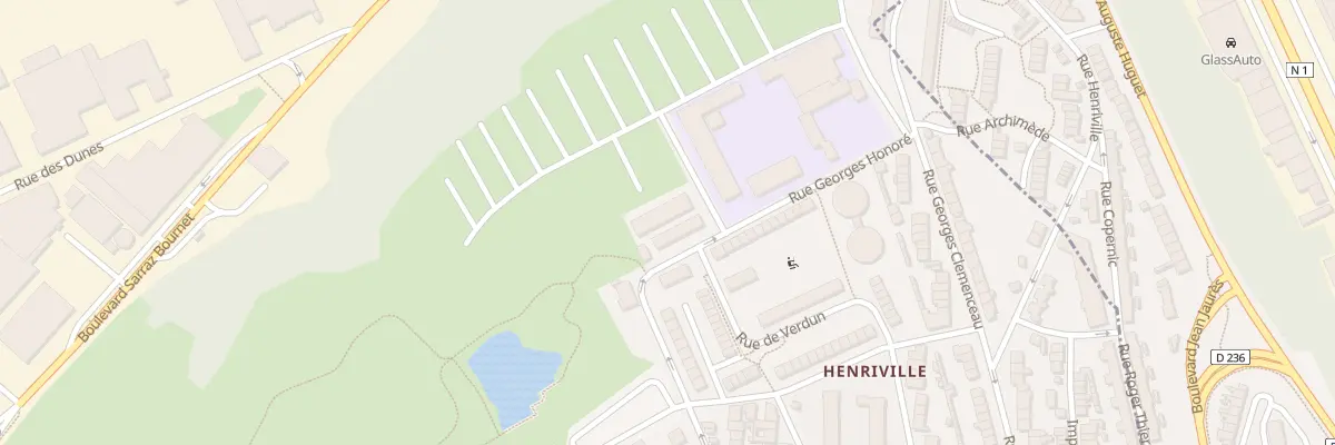 Plan du 10 Rue Georges Honore au Portel