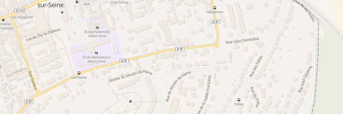 Plan du 54 Rue Gambetta à Bonnières-sur-Seine