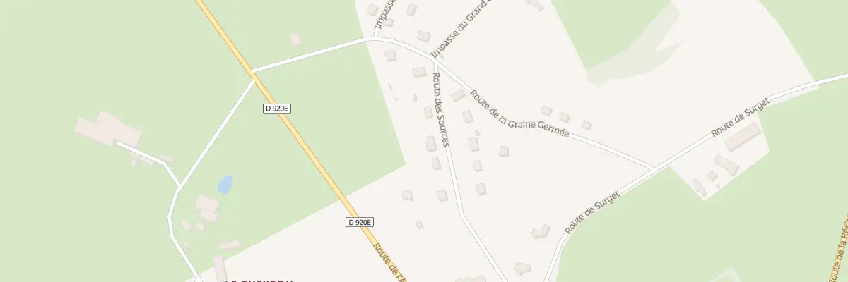 Plan du 5222 La Borie à Espartignac