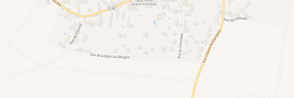 Plan du 10 Rue de la Mare aux Bergers à Soulaires