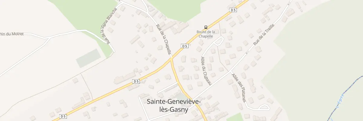 Plan du 1 Rue de l’Eau à Sainte-Geneviève-lès-Gasny
