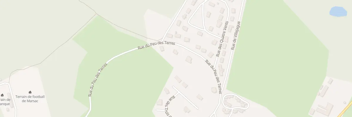 Plan du 23 Rue du Peu des Terres à Marsac