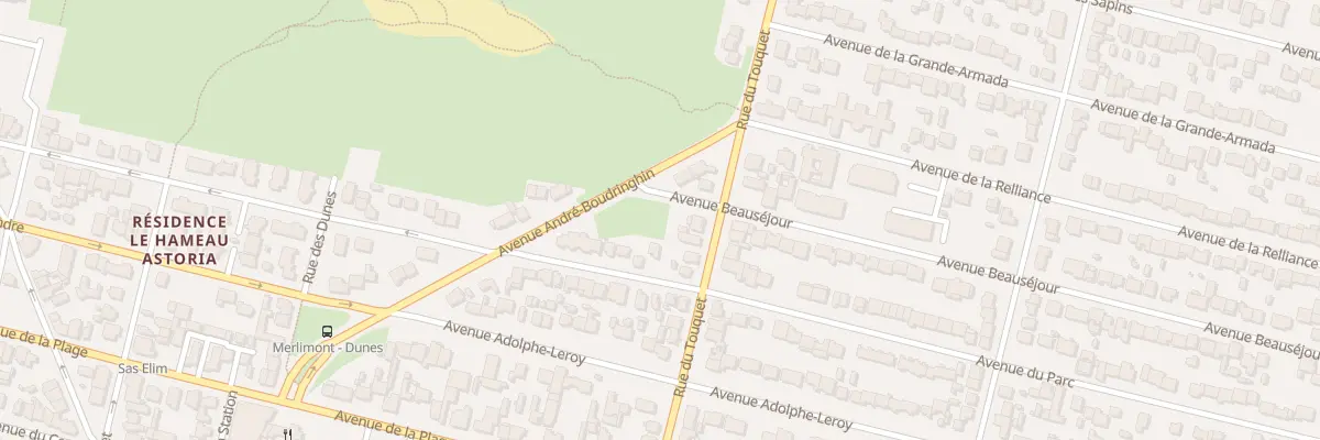 Plan du 252 Av Beau Sejour à Merlimont