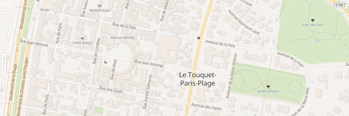 Plan du 49 Res Regents Park Rue J Monnet au Touquet-Paris-Plage
