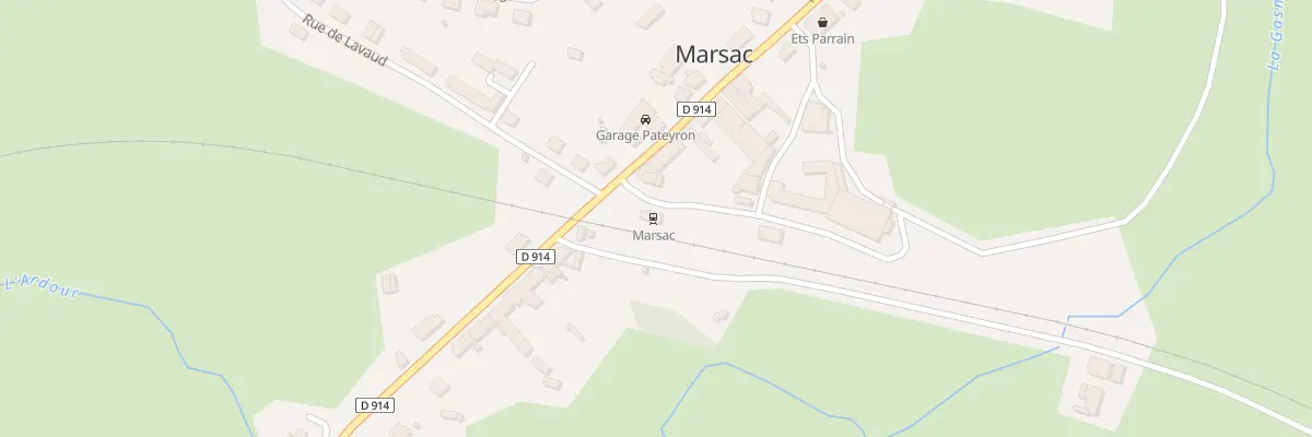 Plan du 26 Av du Limousin à Marsac