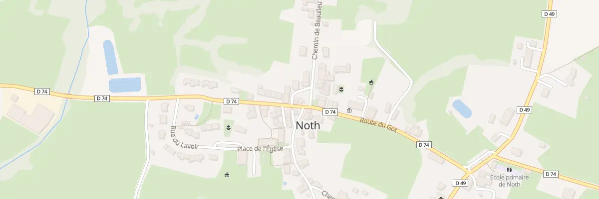 Plan du 2 Pass du Merisier à Noth
