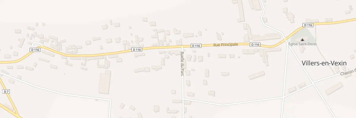 Plan du 19 Rue Principale à Villers-en-Vexin