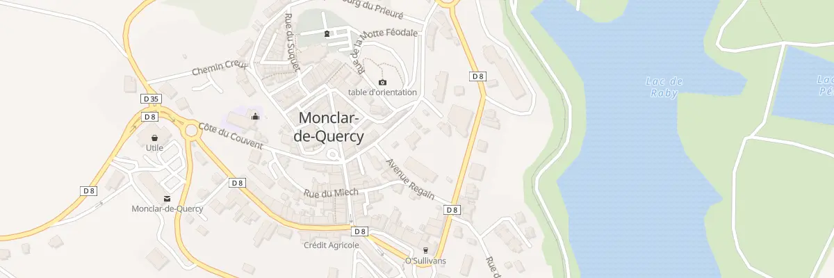 Plan du 8 Rue Cote du Pigeonnier à Monclar-de-Quercy