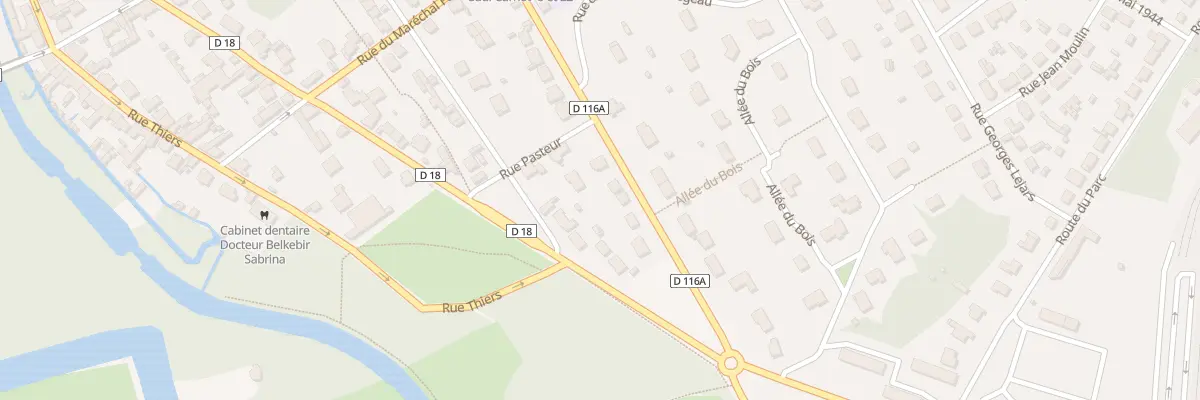 Plan du 26 Bd Carnot à Maintenon