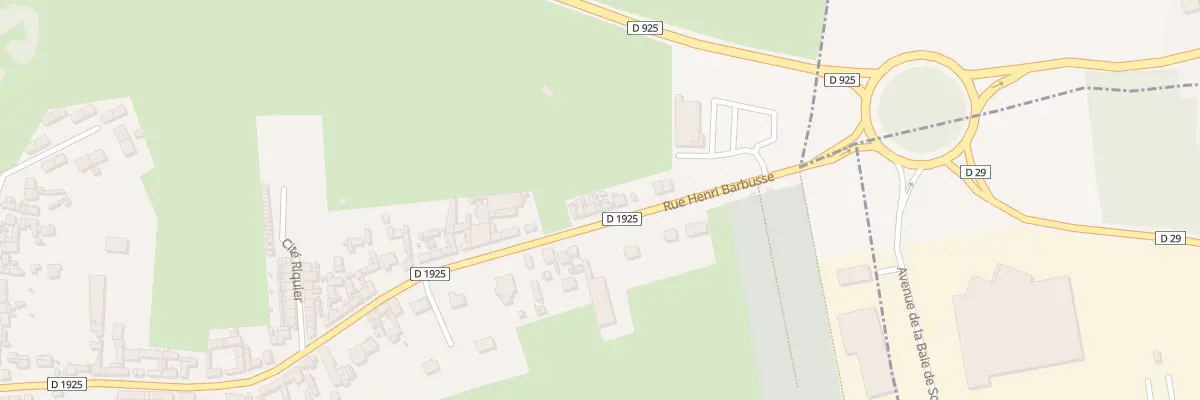 Plan du 103 Rue Henri Barbusse à Fressenneville