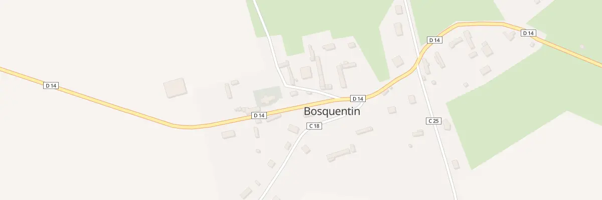 Plan du 2 Che de Sainte Anne à Bosquentin