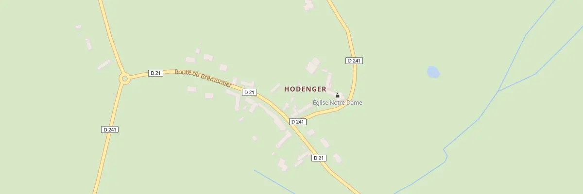Plan du 7 Rte de Bremontier à Hodeng-Hodenger