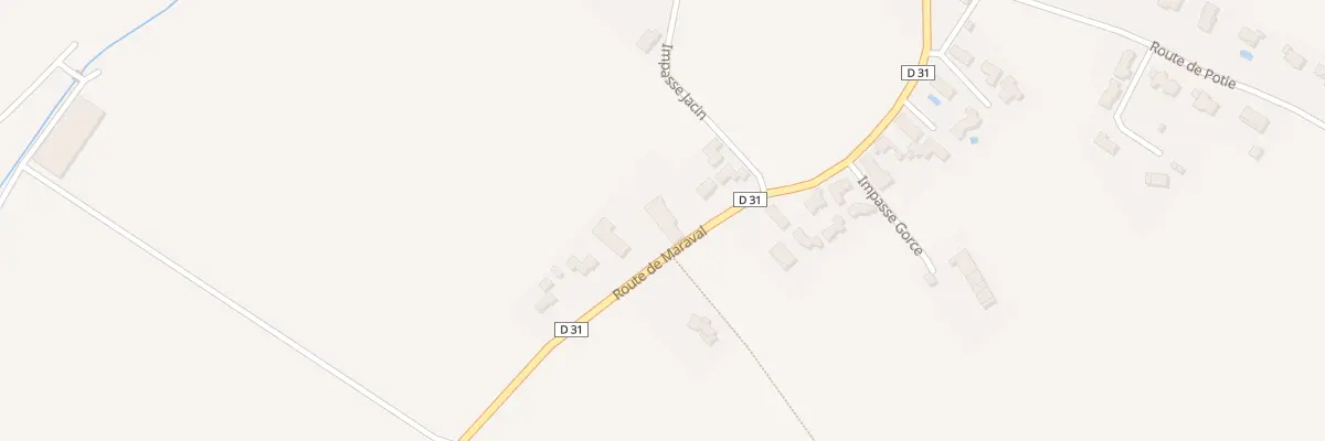 Plan du 621 Rte de Maraval à Montlaur