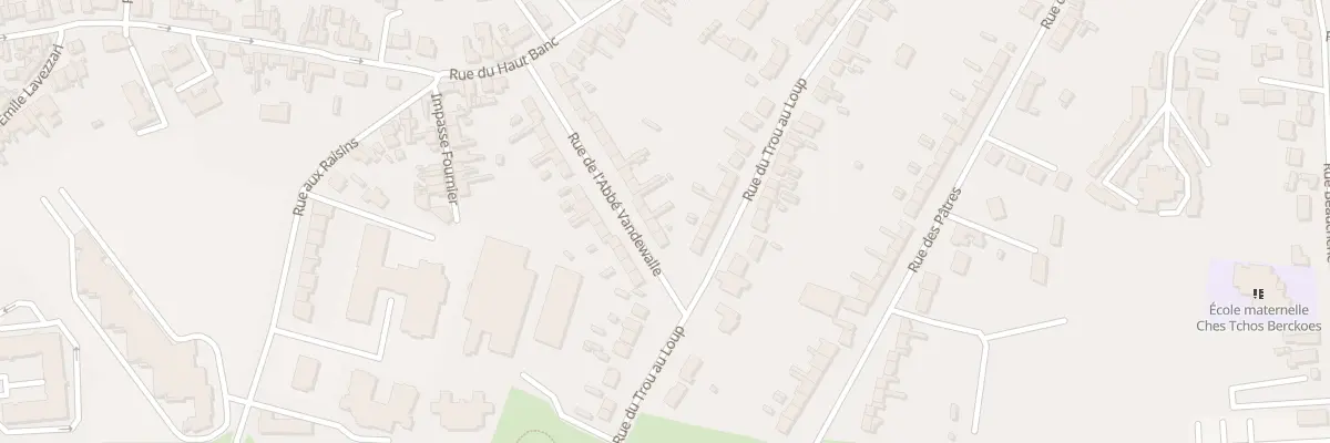 Plan du 25 Rue de l’Abbe Vandewalle à Berck