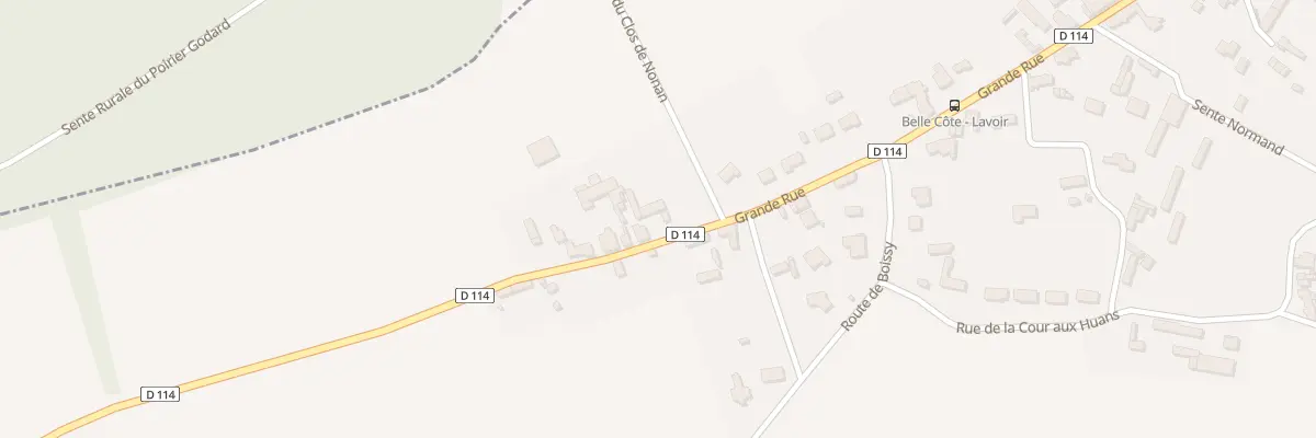 Plan du 62 Grande Rue à Boissy-Mauvoisin