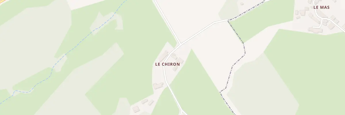 Plan du 5043 Le Chiron à Chamborand